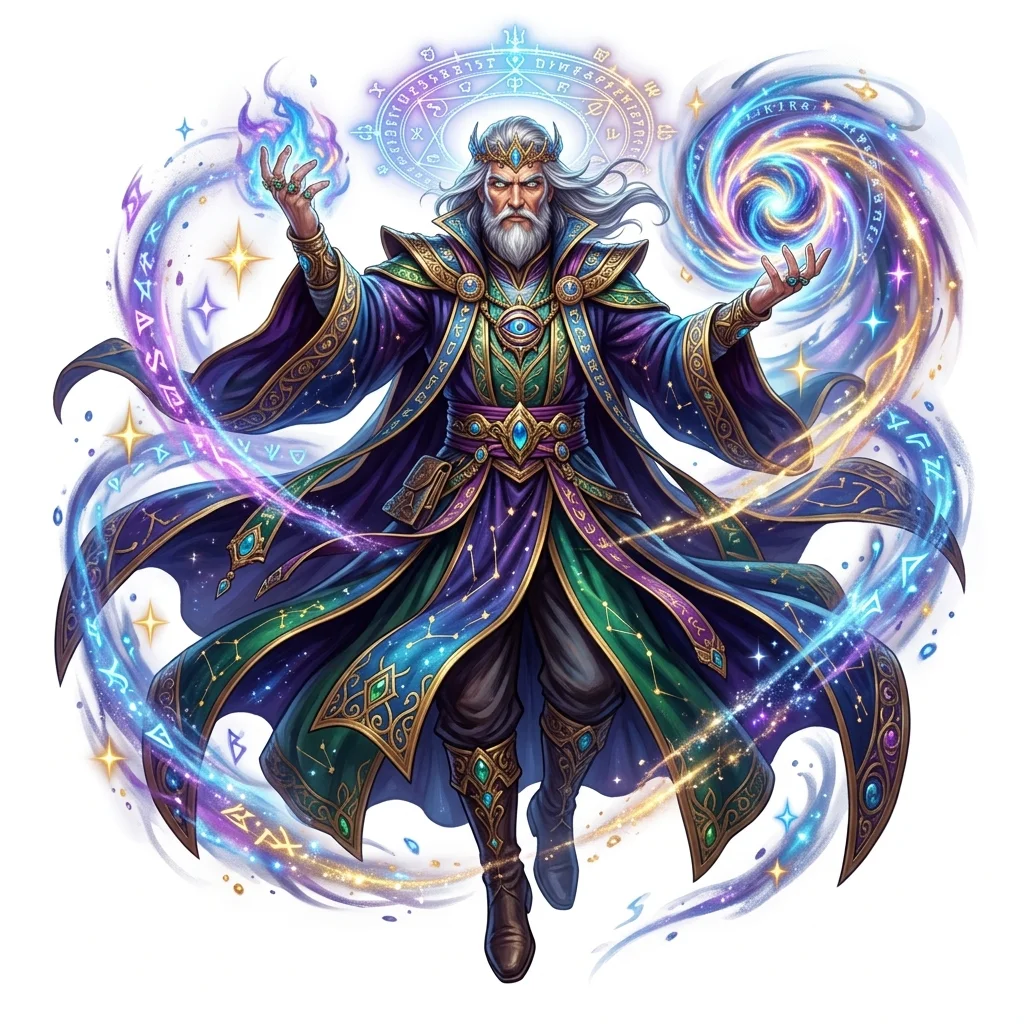Archimage Éternel - Monstre  Daggerheart SRD Tier 4 | Bestiaire JDR